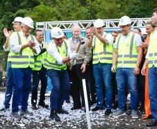 Começa a obra da Ponte Guaratuba-Matinhos, projeto aguardado há mais de 30 anos Foto: Rodrigo Félix Leal / SEIL