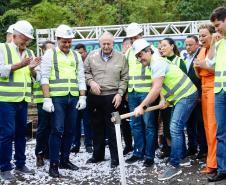 Começa a obra da Ponte Guaratuba-Matinhos, projeto aguardado há mais de 30 anos Foto: Rodrigo Félix Leal / SEIL