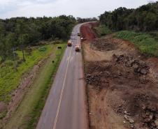 Rodovia entre Maringá e Iguaraçu terá bloqueio para detonação de rochas quarta-feira Foto: DER