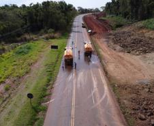 Rodovia entre Maringá e Iguaraçu terá bloqueio para detonação de rochas quarta-feira Foto: DER