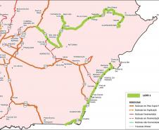 Governo lança edital de R$ 768,3 milhões para conservação de 11 mil km da faixa de domínio Foto: DER-PR