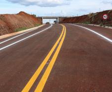 Com tráfego já liberado, novo contorno de Marechal Cândido Rondon recebe últimos serviços Foto: Rodrigo Félix Leal/SEIL