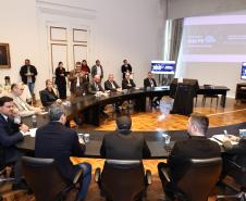 O Governo do Estado, por meio da Secretaria de Infraestrutura e Logística (SEIL), lançou oficialmente nesta terça-feira (25) a 2ª edição da Jornada BIM: Prefeituras em Foco, que ocorrerá de 2 a 4 de julho, em Curitiba. Foto: Rodrigo Félix Leal / SEIL