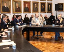 O Governo do Estado, por meio da Secretaria de Infraestrutura e Logística (SEIL), lançou oficialmente nesta terça-feira (25) a 2ª edição da Jornada BIM: Prefeituras em Foco, que ocorrerá de 2 a 4 de julho, em Curitiba. Foto: Rodrigo Félix Leal / SEIL