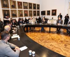 O Governo do Estado, por meio da Secretaria de Infraestrutura e Logística (SEIL), lançou oficialmente nesta terça-feira (25) a 2ª edição da Jornada BIM: Prefeituras em Foco, que ocorrerá de 2 a 4 de julho, em Curitiba. Foto: Rodrigo Félix Leal / SEIL