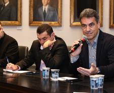 O Governo do Estado, por meio da Secretaria de Infraestrutura e Logística (SEIL), lançou oficialmente nesta terça-feira (25) a 2ª edição da Jornada BIM: Prefeituras em Foco, que ocorrerá de 2 a 4 de julho, em Curitiba. Foto: Rodrigo Félix Leal / SEIL