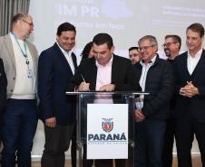 O Governo do Estado, por meio da Secretaria de Infraestrutura e Logística (SEIL), lançou oficialmente nesta terça-feira (25) a 2ª edição da Jornada BIM: Prefeituras em Foco, que ocorrerá de 2 a 4 de julho, em Curitiba. Foto: Rodrigo Félix Leal / SEIL