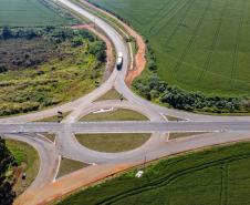 Contorno Sul de Wenceslau Braz, no Norte Pioneiro. Foto: Roberto Dziura/ AEN