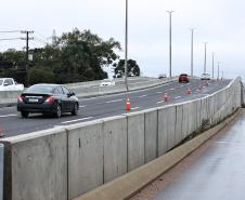 Novo viaduto de São José dos Pinhais tem pista superior liberada Foto: Rodrigo Félix Leal/SEIL-PR