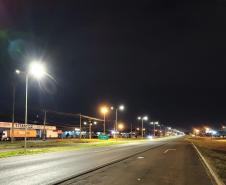 Iluminação da BR-277 em Foz do Iguaçu