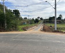 Reforma da ponte sobre o Ribeirão Patrimônio na PR-151 em Salto do Itararé
