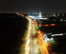 Nova iluminação da BR-277 na região Oeste
