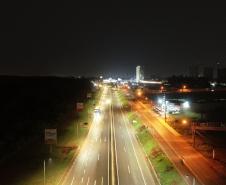 Nova iluminação da BR-277 na região Oeste