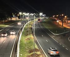 Nova iluminação da BR-277 na região Oeste