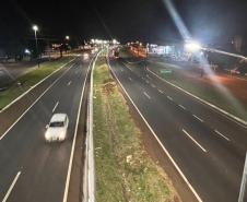 Nova iluminação da BR-277 na região Oeste