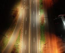 Nova iluminação da BR-277 na região Oeste