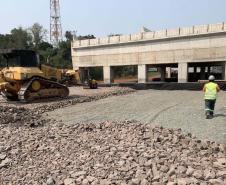 Construção das vigas Rodovia das Cataratas