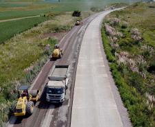 Obras-Pavimentação em Concreto da PR-280-Palmas