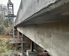 Obras da Reforma ponte Rio dos índios na PR-323 entre Tapejara e Cianorte