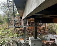 Obras da Reforma ponte Rio dos índios na PR-323 entre Tapejara e Cianorte
