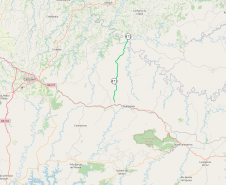 mapa da estrada PR-471 em Guaraniaçu