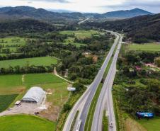 Morretes, 29 de agosto de 2023 - BR 277 em Morretes.