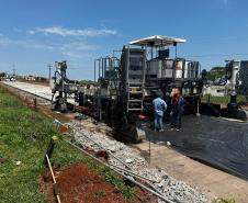 OBRA DA RODOVIA entre Goioerê e Quarto Centenário