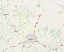 MAPA DA DUPLICAÇÃO Duplicação de rodovia entre Maringá e Iguaraçu