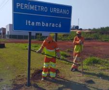DER/PR melhora sinalização viária da PR-436 em Bandeirantes