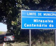 PR-534 entre Centenário do Sul e Miraselva recebe serviços de segurança viária