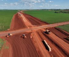 Obras do contorno viário de Palotina