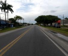 Duplicação em concreto entre Matinhos e Pontal do Paraná
