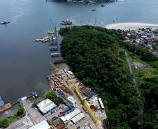 Obras da Ponte de Guaratuba