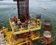 Obras da Ponte de Guaratuba 