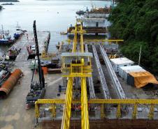 Obras da Ponte de Guaratuba 