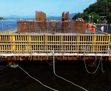 Obras da Ponte de Guaratuba