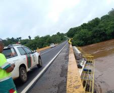 DER/PR divulga condições de rodovias estaduais após as chuvas. PR-317 Engenheiro Beltrão
