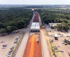 Obras de duplicação da Rodovia das Cataratas