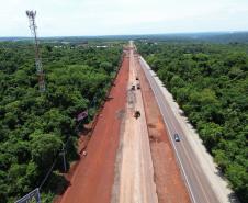 Obras de duplicação da Rodovia das Cataratas
