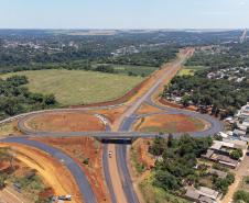 Obra da Perimetral Leste de Foz do Iguaçu