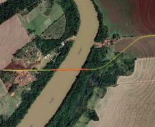 Mapa de projeto da ponte