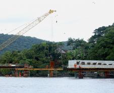 Obras na Ponte de Guaratuba