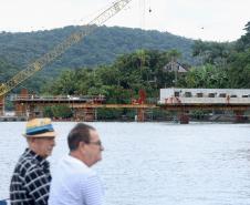 Obras da Ponte de Guaratuba