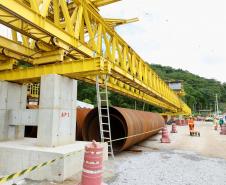 Obras ponte de Guaratuba