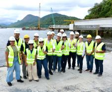 Com avanços na estrutura, Ponte de Guaratuba alcança 35,3% de execução