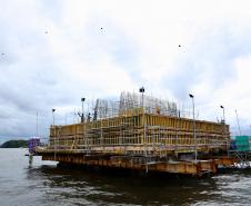 Obras ponte de guaratuba