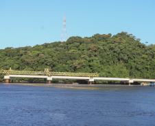 Obras da Ponte de Guaratuba