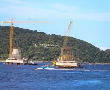 Obras da Ponte de Guaratuba