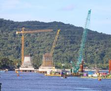 Obras da Ponte de Guaratuba
