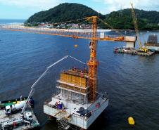 Obras da Ponte de Guaratuba